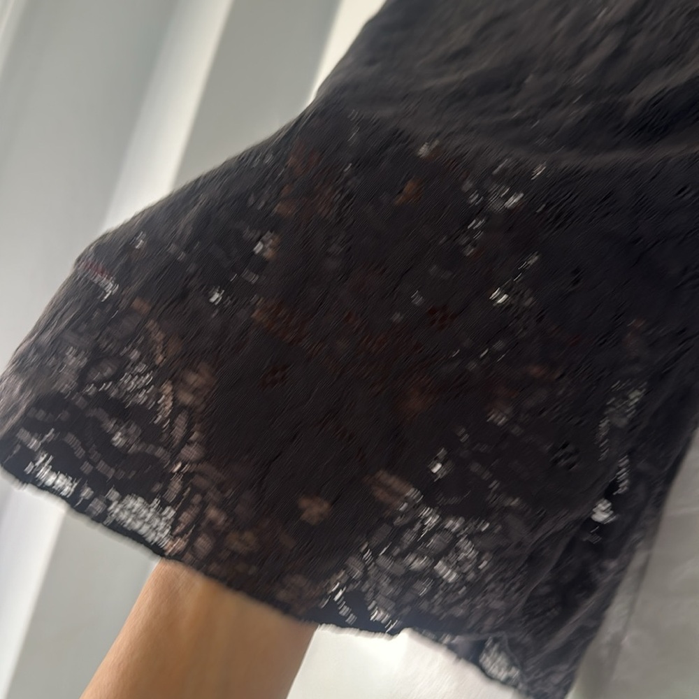 Intimately Free people stretch, lace, long sleeve top XS - Picture 3 of 7